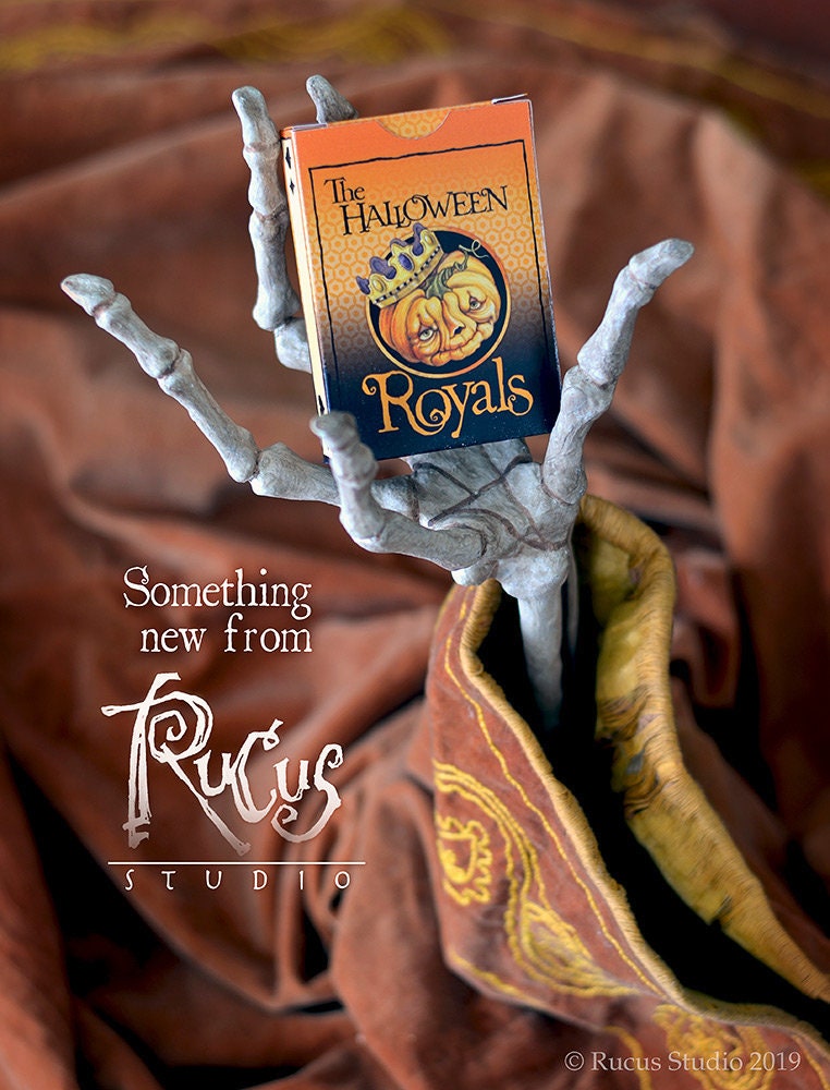 The Halloween Royals - Illustrated Playing Cards