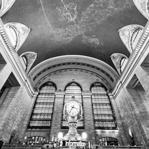 Grand Central Station Clock Print, NYC Photography, New York City Wall Art, Historic, I Love New York Gift for Him Gift for Her