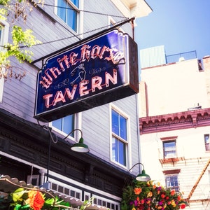 White Horse Tavern, Greenwich Village, NYC Photography, Pub, New York City Wall Art, Bar, Hudson St, I Love New York, Gift for Him