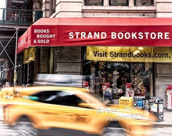 The Strand Bookstore, Broadway, Greenwich Village, NYC Photography, New York City Wall Art, Bookshop, Home Decor, I Love New York,