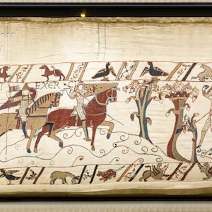 Bayeux Tapestry, PRINT SET 6-10, William the Conquerer, Tapestry for Men, Norman Conquest, King of England, Battle of Hastings, France Him