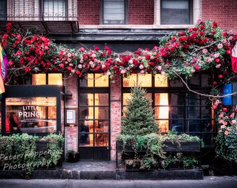 Little Prince French Bistro, Prince Street SOHO Greenwich Village, New York City Wall Art, NYC Photography, Romantic Cafe, I Love New York