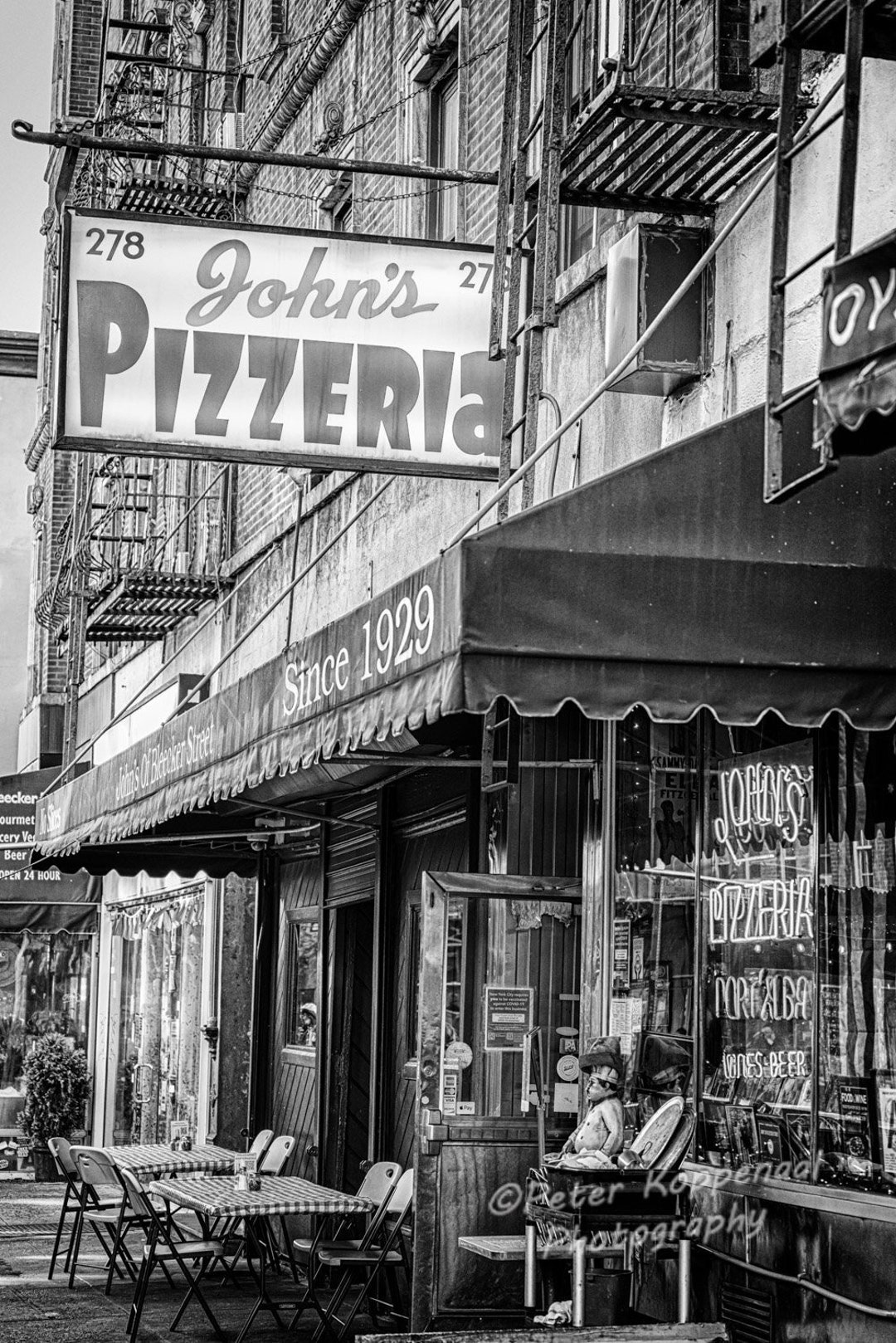 John's Pizza, Greenwich Village, NYC Photography, New York City Wall
