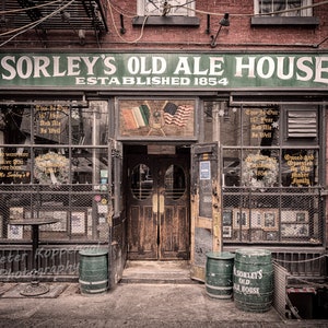 McSorley&#39;s Old Ale House, East Village, NYC Photography, Irish Pub, New York City Wall Art, I Love New York, Manhattan, Lower East Side