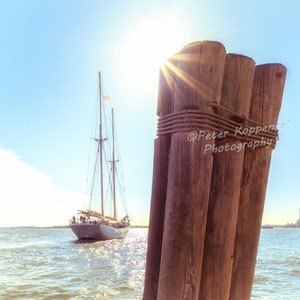 New York Tall Ship Photography, Sailing Print, New York Photography, New York  City Wall Art, Sun Star, Nautical Decor