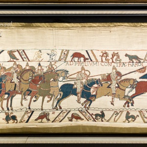 Bayeux Tapestry, PRINTs 1-5, William the Conquerer, Tapestry for Men, Norman Conquest England, King of England, Battle of Hastings, France