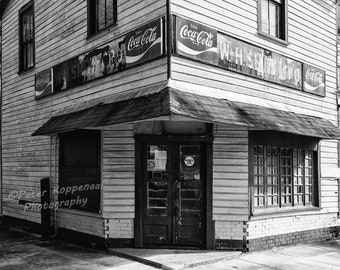 Corner Store, Coca Cola Sign, Vintage, General Store Sign, Wall Decor, Charleston, South Carolina,