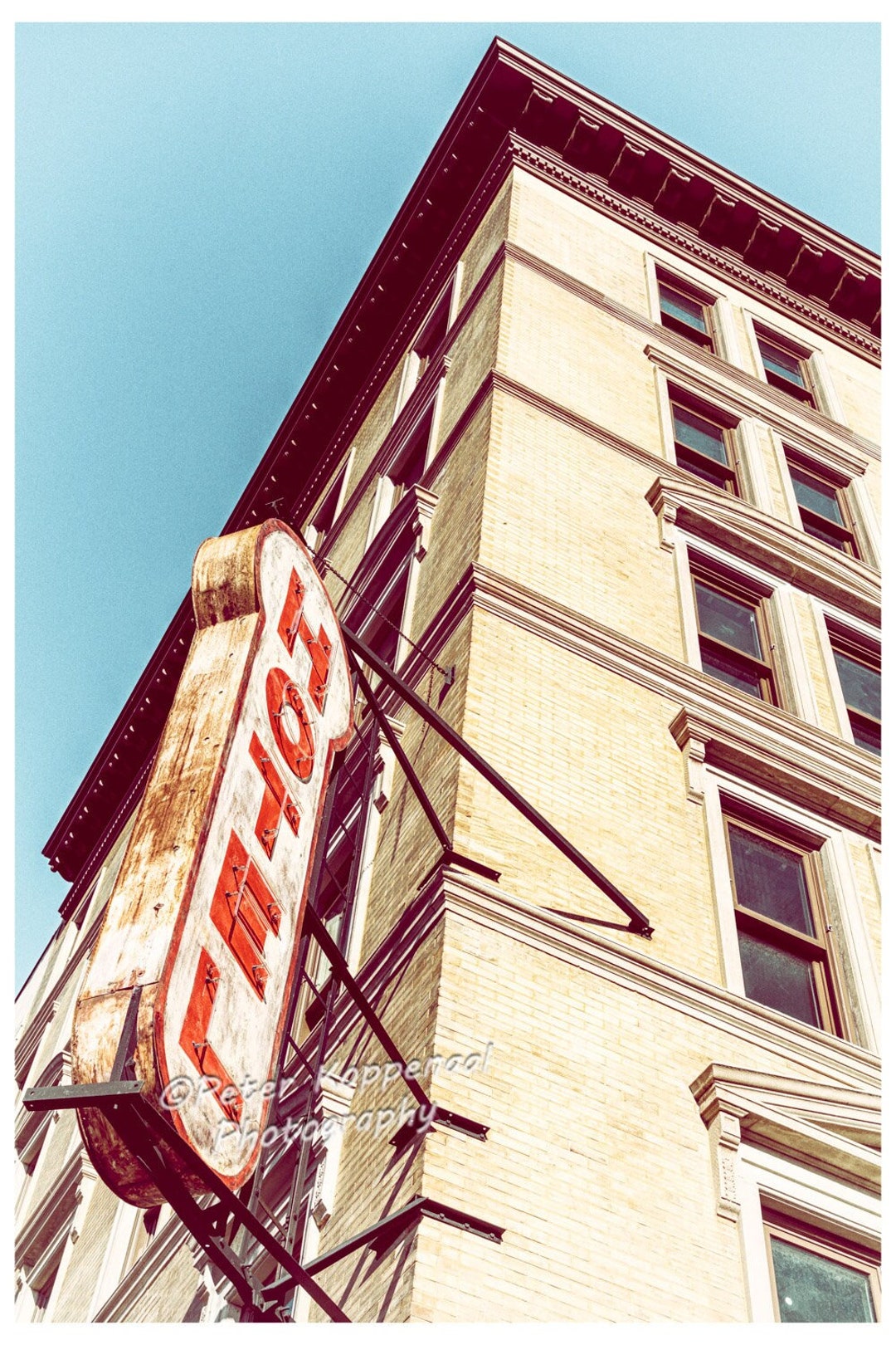 Vintage New York Hotel, Neon Sign, NYC Photography, New York City Wall ...