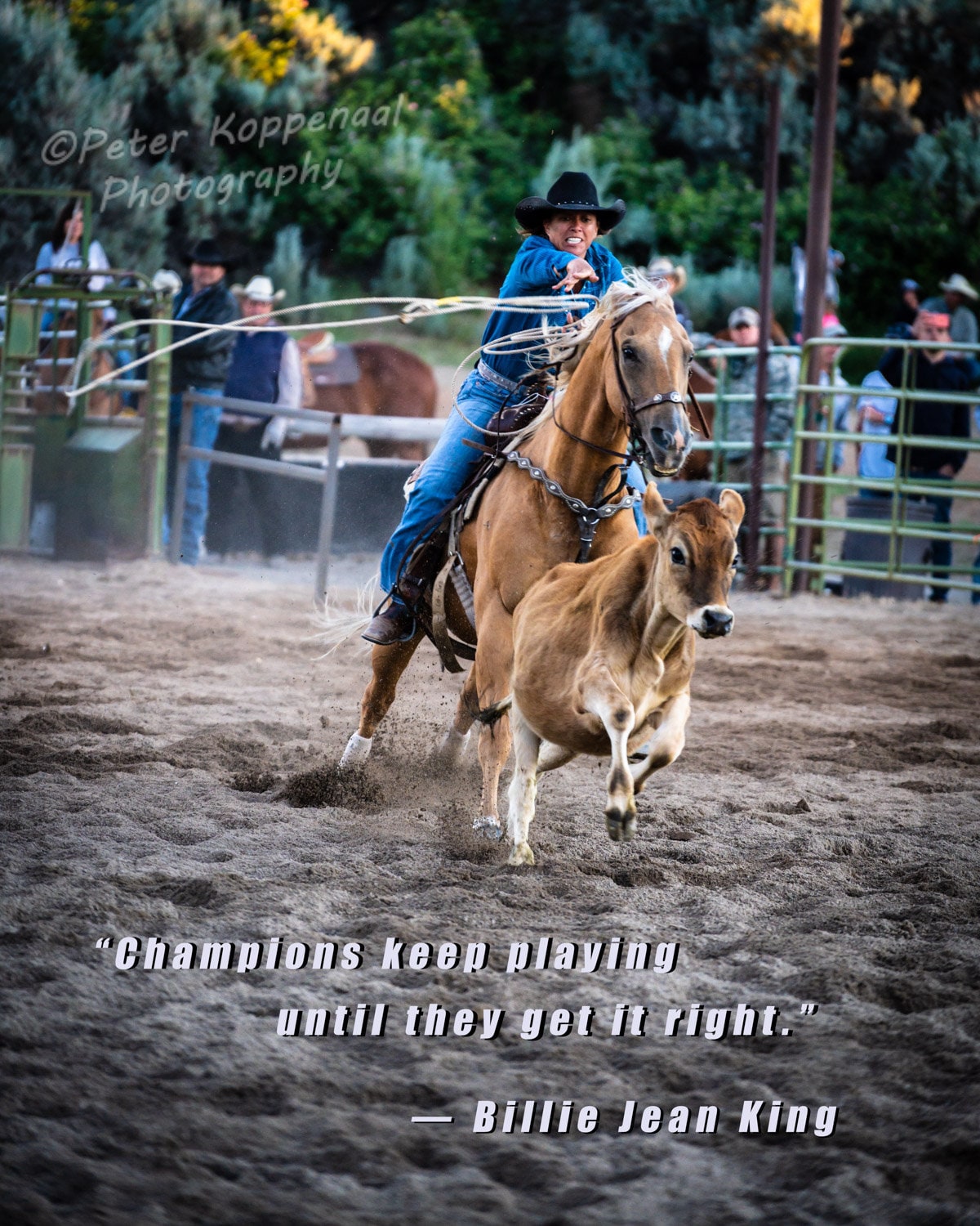 Calf Roper Rider Cowgirl Calf Roping Rider, Wyoming Rodeo Decor, Western Aesthetic ...