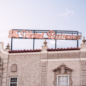 Hotel Paisano, Marfa Texas, Southwest Decor, Texas Wall Art, BOHO Wall Decor, Art Deco, Historic Hotel, James Dean, GIANT Cast