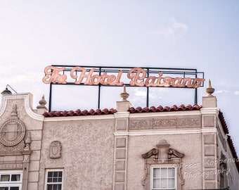 Hotel Paisano, Marfa Texas, Southwest Decor, Texas Wall Art, BOHO Wall Decor, Art Deco, Historic Hotel, James Dean, GIANT Cast