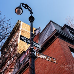 Barrow Street, Commerce Street Sign, Greenwich Village, West Village, New York City Wall Art, NYC Photography, I Love NY, Gift for Her