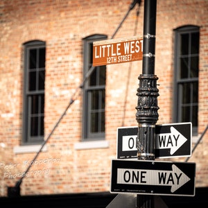 Little West 12th Street Sign, Gansevoort Market, NYC Photography, New York City Wall Art, Greenwich Village, I Love New York, Gift for Her