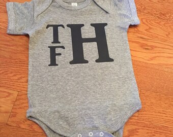 boy monogram onesie