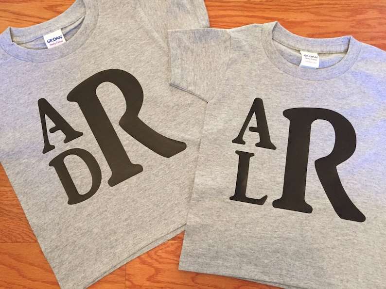 Boys Monogram TShirt. Toddler Monogram Shirt Personalized Etsy