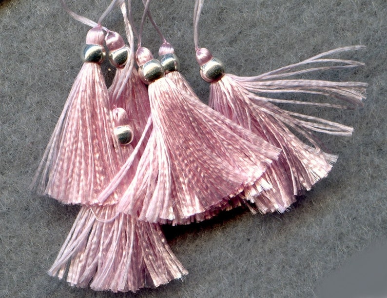 Download Light Pink Silk Tassels 1-12 scale miniature trim curtain | Etsy