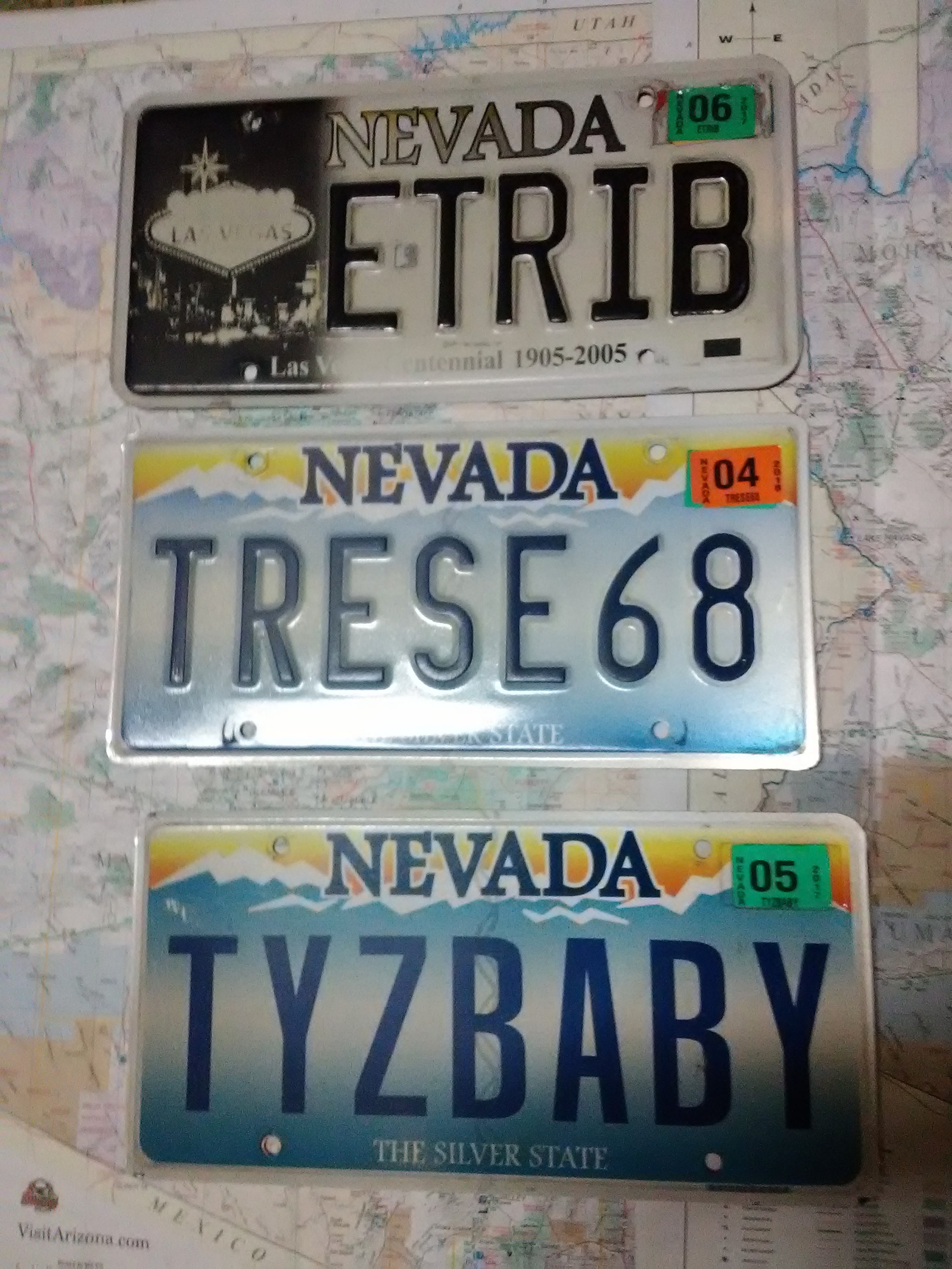 Vintage Personalized Nevada License Plates Etsy