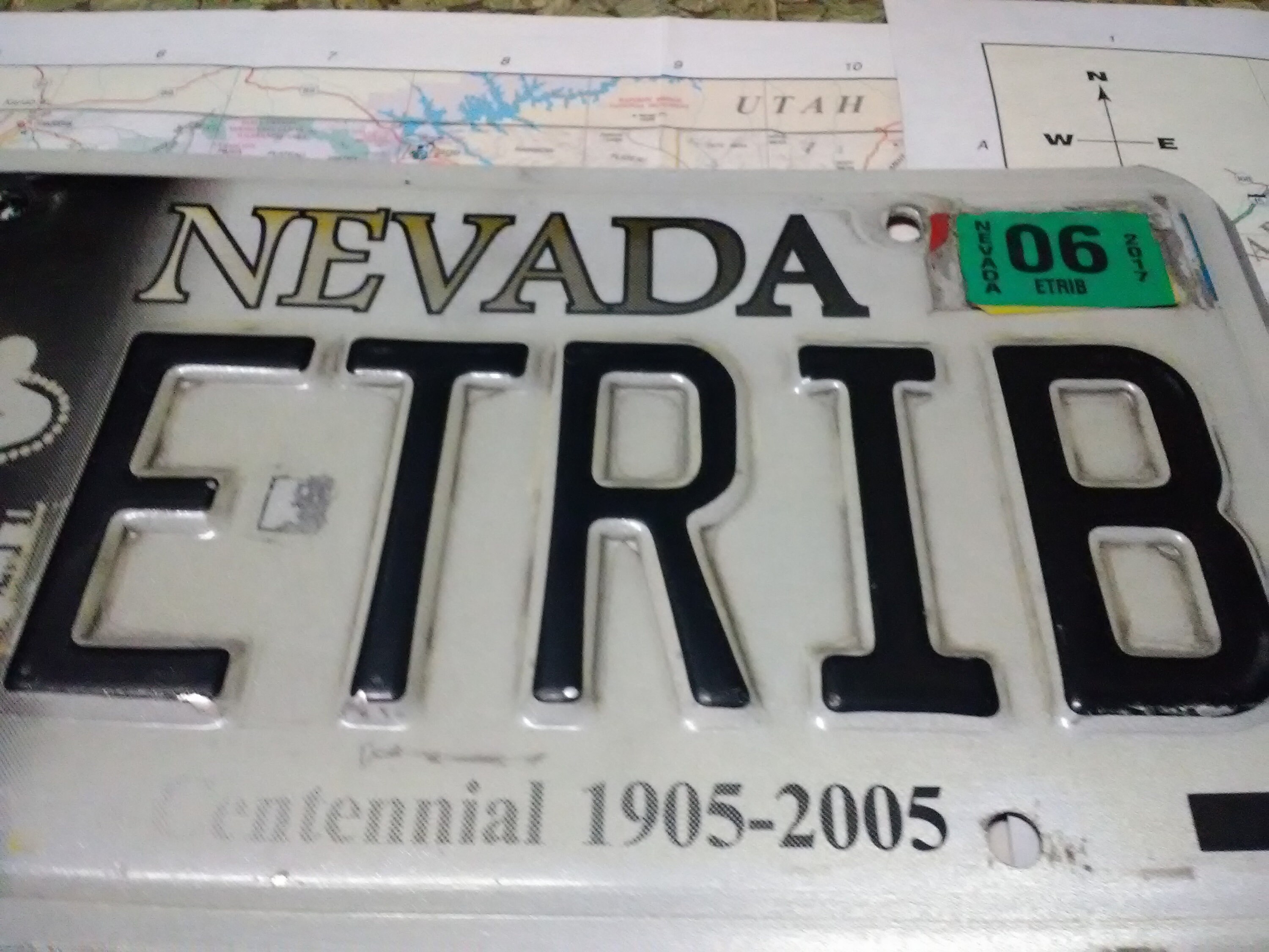 Vintage Personalized Nevada License Plates Etsy
