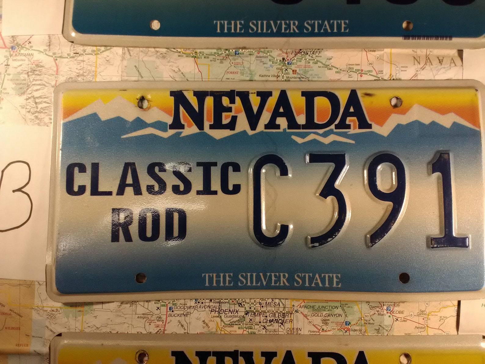 Nevada vintage license plates classic hot rod license plates Etsy