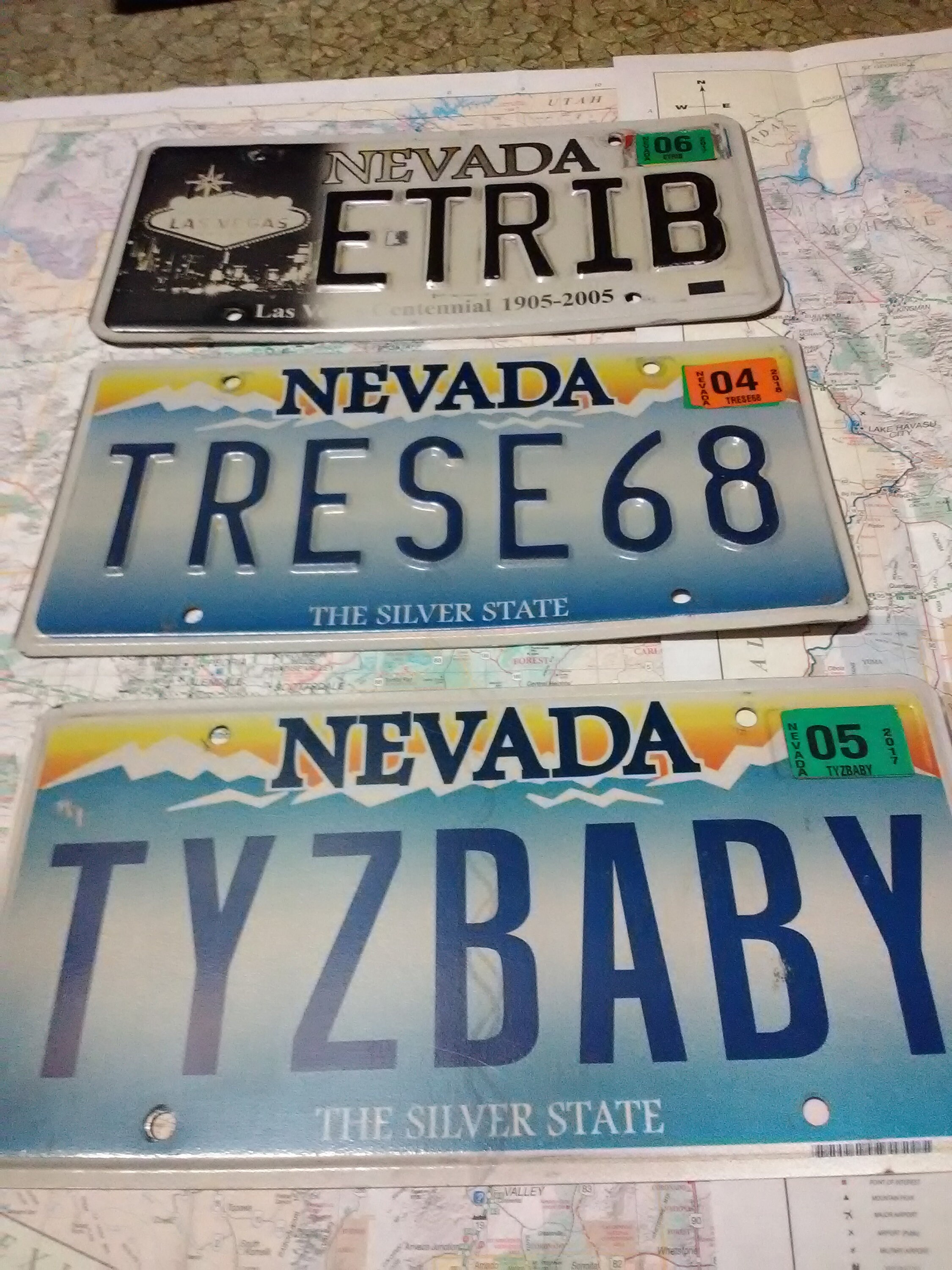 Vintage Personalized Nevada License Plates Etsy