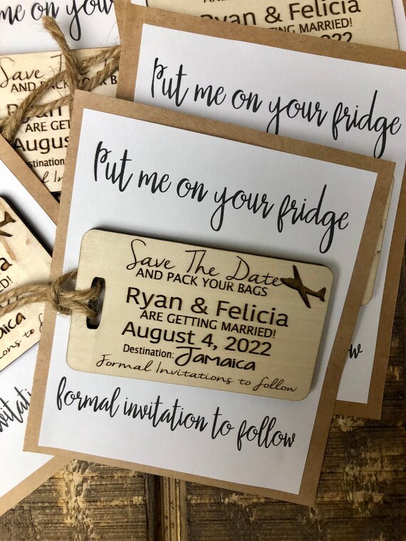 Save The Dates Save The Date Magnets Destination Weddings Etsy