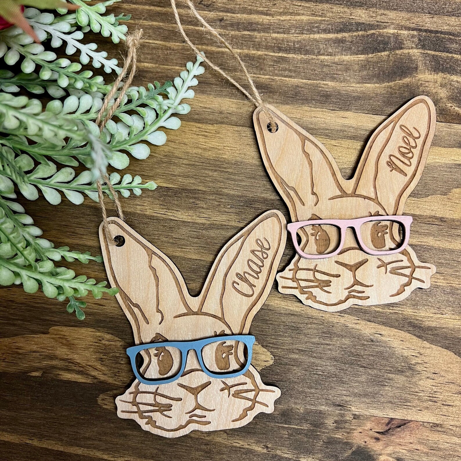 Bunny Name Tagspersonalized Bunny Tags Bunny Tags Easter | Etsy