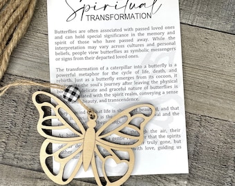 Spiritually Transformation Butterfly Ornament – Embrace Change and Renewal