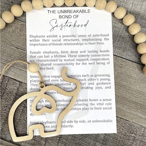 Friendship - Sisterhood Elephant Ornament