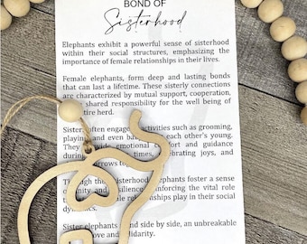 Friendship - Sisterhood Elephant Ornament