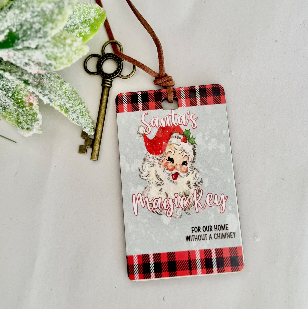 Santa's Magic Key Christmas Ornament – Unlocking the Spirit of ...