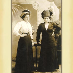 Vintage Photography Women Art Print Collection Digital Download