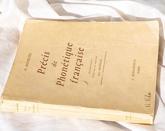 Vintage Paperback / Precis Historique De Phonetique Francaise - Neuvieme Edition, by Jean Bourciez / 1958 / Paris / French / Mid Century