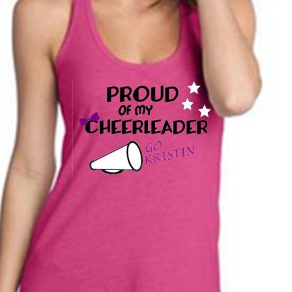 Proud of my cheerleader
