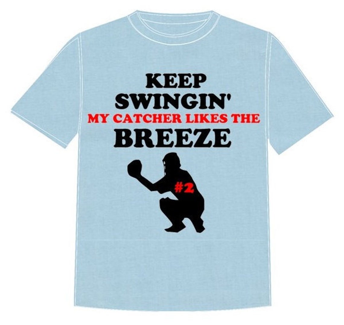 Catchers Breeze Baseball Shirt Etsy