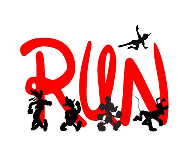 Disney Run Shirt Etsy