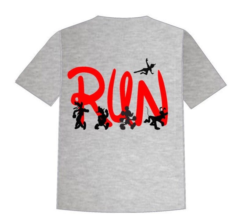 Disney Run Shirt Etsy