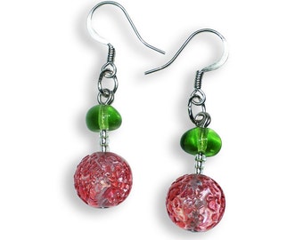 Murano Glass Earrings - Lucia Rosa Earrings