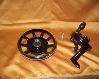 Singer  Gold Hand Crank & Spoke Wheel For Treadle and Electric Machines