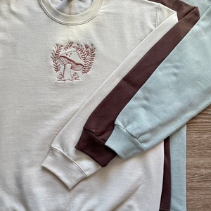 Bun 5G Mushroom Crewneck Sweatshirt Grey main image 1