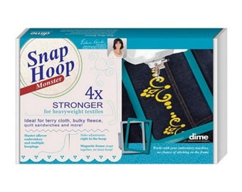 Upgrade Your Embroidery Experience with Snap-Hoop Monster 260x200mm - Compatible with Pfaff and Viking Models