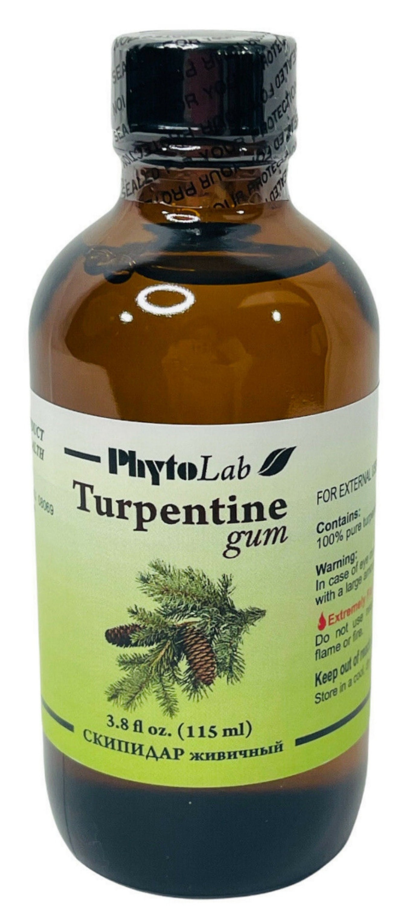  Turpentine Oil,%100 Pine Turpentine Oil, Pinus spp,50 mL :  Health & Household