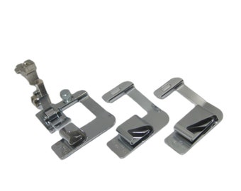 Juego de pies para dobladillo - 1/2", 3/4", 1" para Bernina New Style Artista, Activa, Aurora, Virtuosa