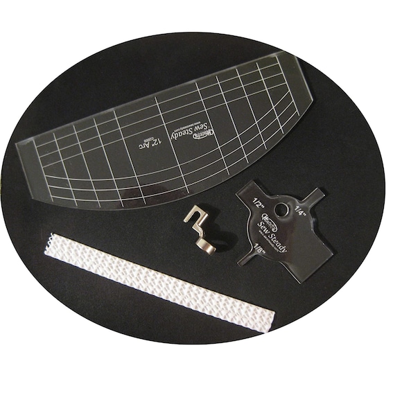 Steady Fit Ruler Base Free Motion Quilting Templates Sew Steady Low Shank Ruler Foot Starter ...