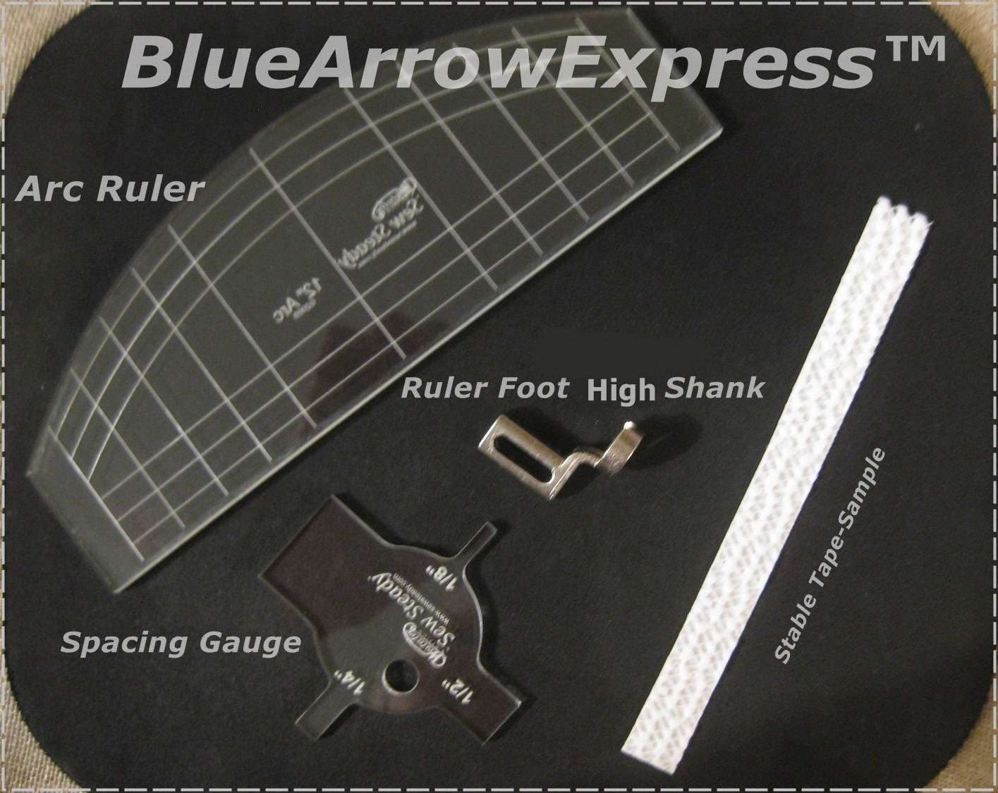 Free Motion Ruler Quilting Foot Set High Shank Fits Janome Etsy