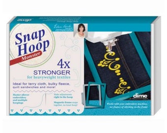 Effortlessly secure your fabric with the Snap Hoop Monster for Baby Lock and Brother 5''x 7''.for Models Listed