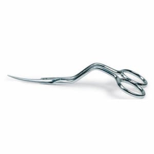 Precise 6 inch Double-Curved Machine Embroidery Scissors by Gingher