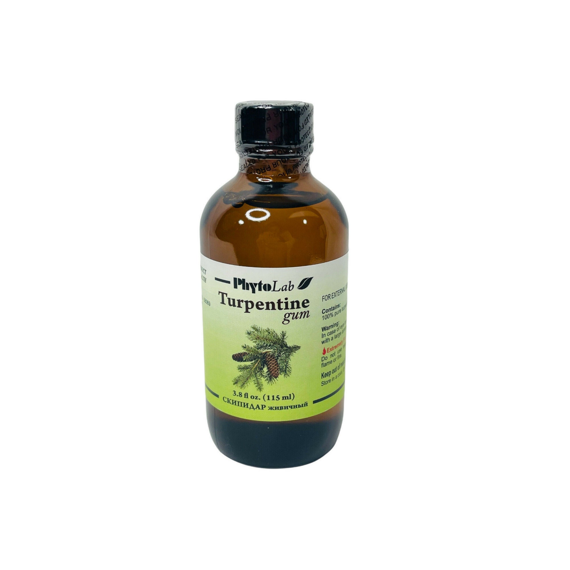 Turpentine Gum /pure Pine Gum Essential Oil 100% Natural Product From Pinus  Palustres USA Made 3.8 Fl Oz/115 Ml 