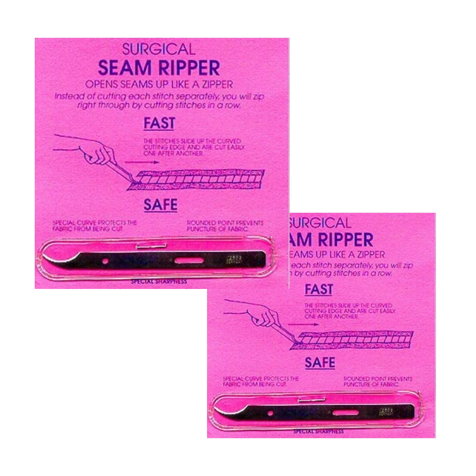 2x Surgical Seam Rippers Open Seams Up Like a Zipper Etsy