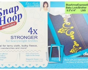 Snap Hoop Monster 9.5"X14" Babylock/Brother (New Improved) for Models Listed