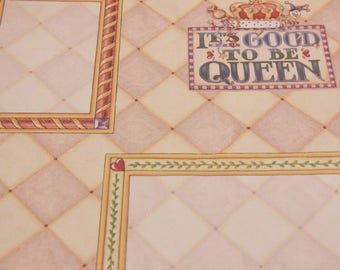 MARY ENGELBREIT 10 12" X 12" Decorative Sheets (Five Sheets to Each Design) for your Scrapbooking Needs